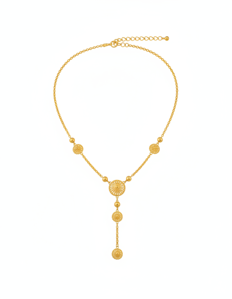 Circle Tassel Necklace
