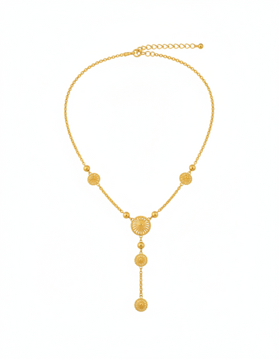 Circle Tassel Necklace
